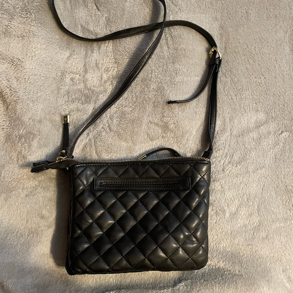 Utiliti Quilted small Black Crossbody Bag